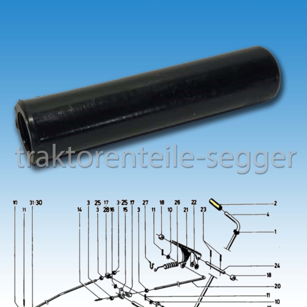Griff für Handgashebel Deutz 06 07 & Intrac